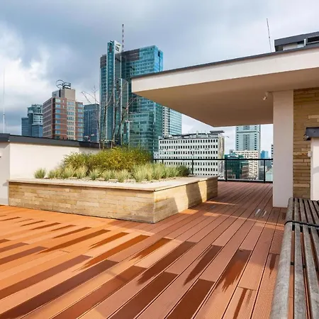 Golden - Luxury Building, Rooftop Terrace, Sienna Appartement Varsovie